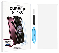 Защитное стекло Samsung N970 Galaxy Note 10 3D UV Curved Glass Nano Optics (в комплекте ультрафиолетовая