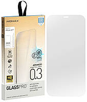 Защитное стекло iPhone 12 Pro Max прозрачное 0.3mm Glass Pro+ Anti-Bacterial Screen Protector Momax