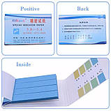 Лакмусовий папір (рН-тест) 3.8 - 5.4 рН 80 смужок, фото 4