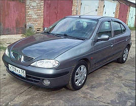 Дефлектори вікон (вітровики) Renault Megane I 1995-2002 Hb 5d Cobra Tuning