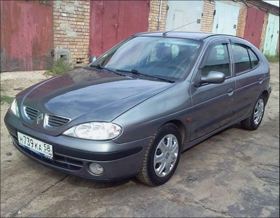 Дефлектори вікон (вітровики) Renault Megane I 1995-2002 Hb 5d Cobra Tuning