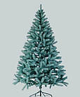 Ялинка штучна лита Буковельська 2.1м блакитна висока новорічна пишна з пластику, фото 4
