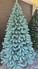 Ялинка штучна лита Буковельська 2.1м блакитна висока новорічна пишна з пластику, фото 8