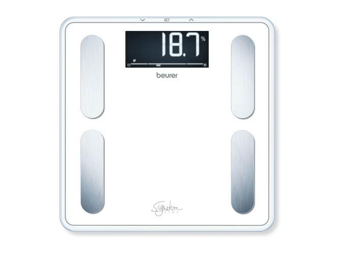Ваги діагностичні для вимірювання маси тіла жирової м'язової кісткової тканиниBF 400 LINE WHITE Beurer Німеччина, фото 1