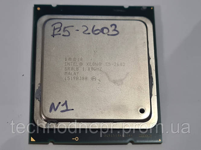 Процессор Intel Xeon E5-2603 - 1.8 GHz - 4 Ядер - 4 Потока - Сокет 2011 ...