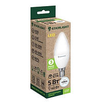 Лампа світлодіодна свічка Enerlight С37 5Вт 4100K E14