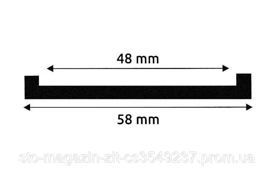 Прокладка хомута крепления бака топливного 48 MM (10 M) (TEMPEST) арт. TP124737 - фото 1 - id-p1714345636