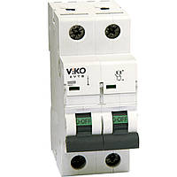 Автоматичний вимикач Viko, 2P, C, 40A, 4,5kA