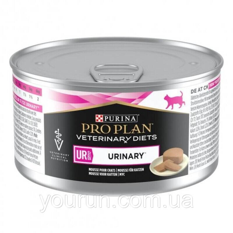 Purina Veterinary Diets UR St/Ox Urinary Вологий корм для котів із хворобами сечовивідних шляхів 195 гр
