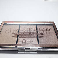 Палітра хайлайтерів і рум'ян Bless Beauty Glint Of Light Highlighter Palette тон 04