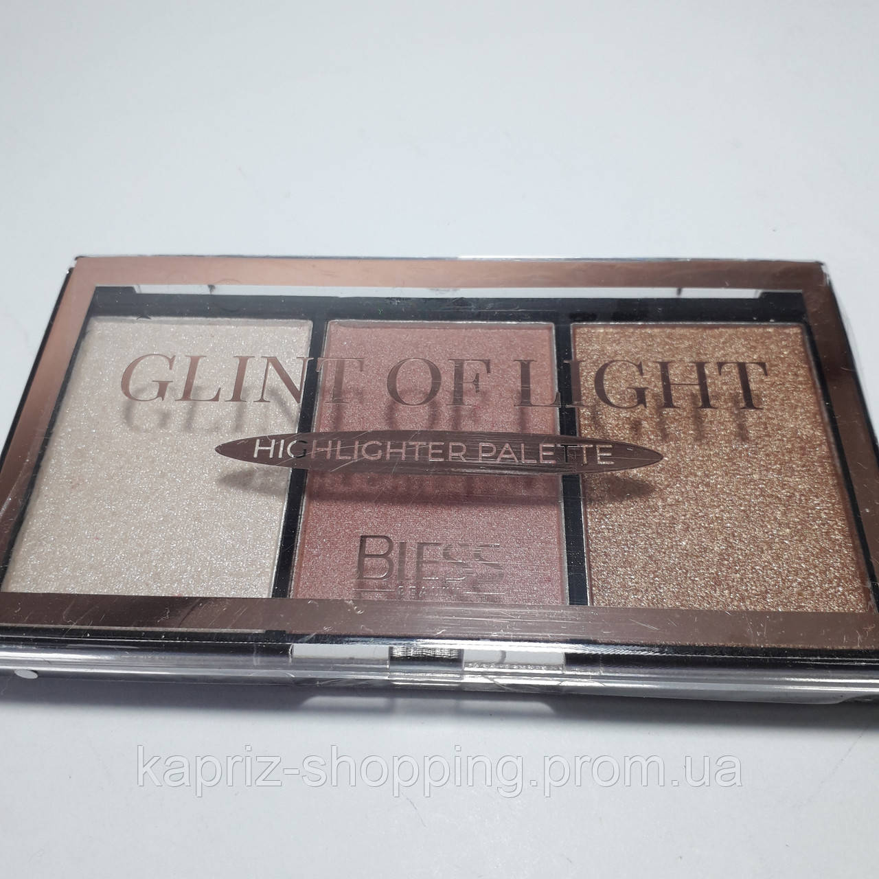 Палітра хайлайтерів і рум'ян Bless Beauty Glint Of Light Highlighter Palette тон 01