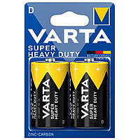 Батарейка сольова Varta Superlife R20 D, блістер 2 шт.