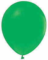 Латексный воздушный шар без рисунка Balonevi зеленый , 12" 30 см