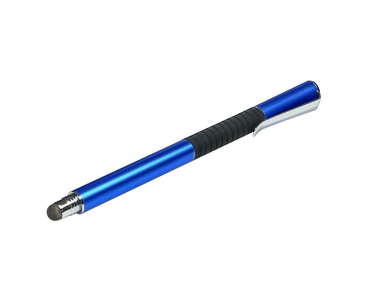 Стилус Jot Pro ємнісний, алюмінієвий, двосторонній з кріпленням (Синій)