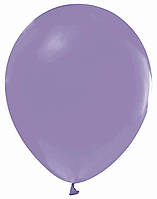 Латексный воздушный шар без рисунка Balonevi светло-Фиолетовый пастель, 12" 30 см