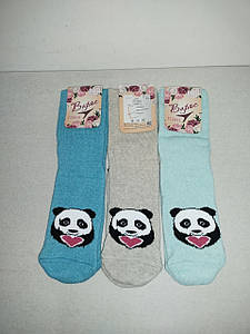 Шкарпетки підліткові махра "Панда" (Зимові) Варос