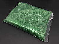 Зеленые сухие блестки для декупажа и декорирования новогодних игрушек в упаковке