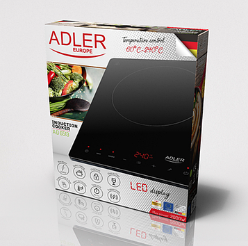 Індукційна плита з таймером Adler AD 6513 2000 Вт