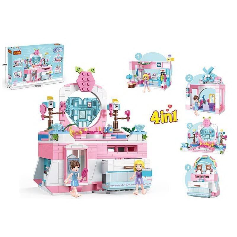 Конструктор 4в1 для дівчаток Cogo "Girls Fairy" (653 деталей) 3062