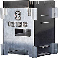 Походная печь складная, легкая портативная дровяная печь из нержавеющей стали - OneTigris USA