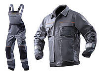 Костюм рабочий защитный AURUM Grey (Куртка+Полукомбинезон) рост 188 см