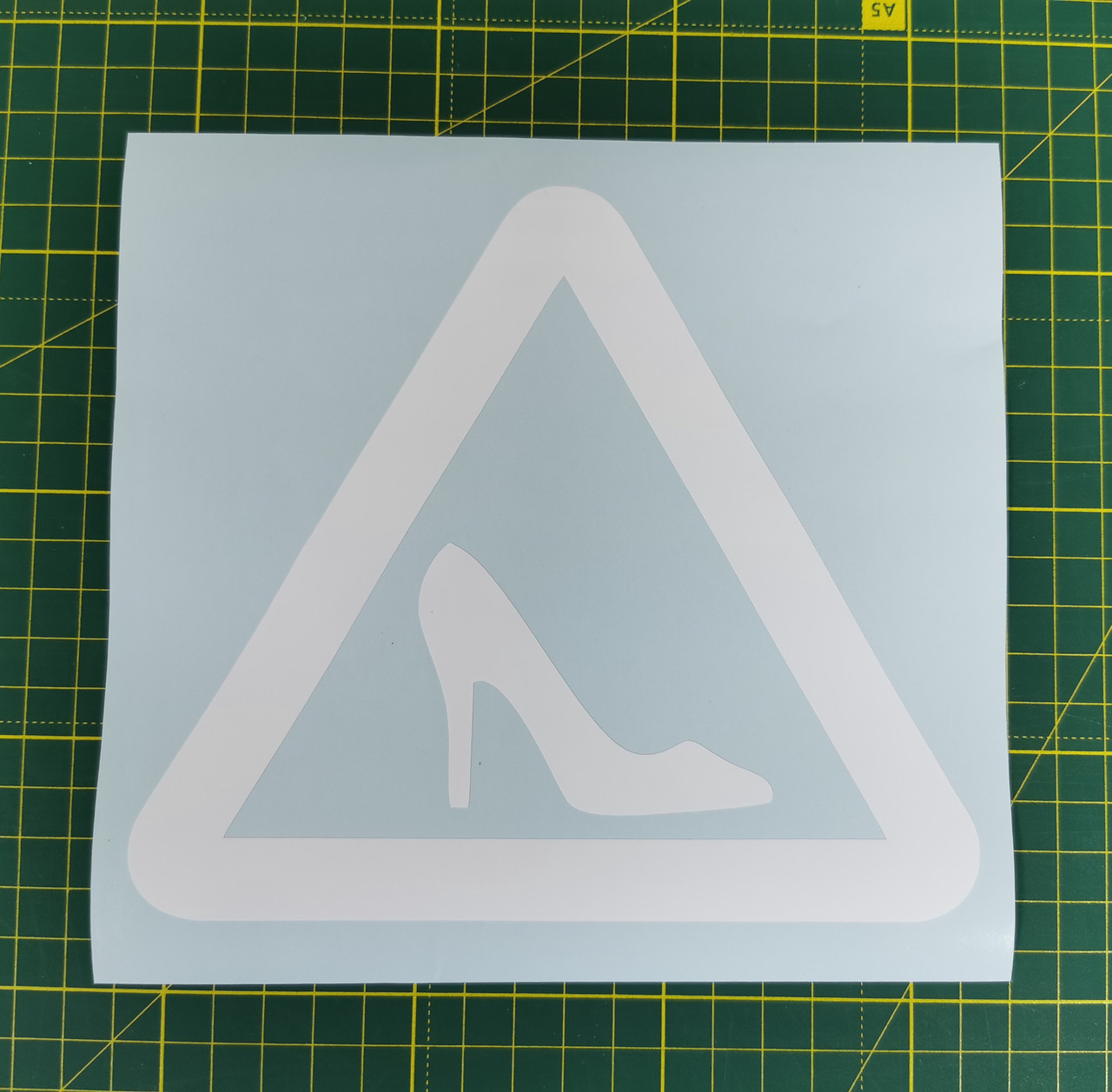 Наклейка вінілова За кермом Дівчина!, фото 1