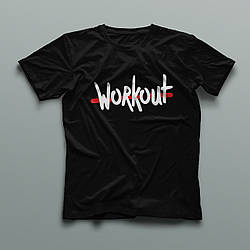 Футболка "Workout" (чорна S-XL)