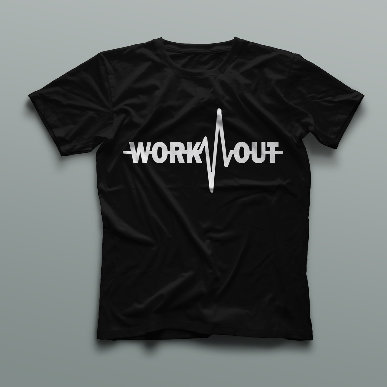 Футболка "Workout pulse" (чорна s-xL)