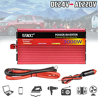 Преобразователь напряжения, 12V 3000W UKC AC/DC AR, инвертор,