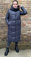 Жіноча зимова куртка, сіра