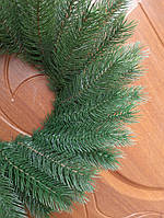 Новорічний віночок "Альпійський" зелений 50см / Вінок хвойний / Новорічний вінок / Декор. Купуй Українське!