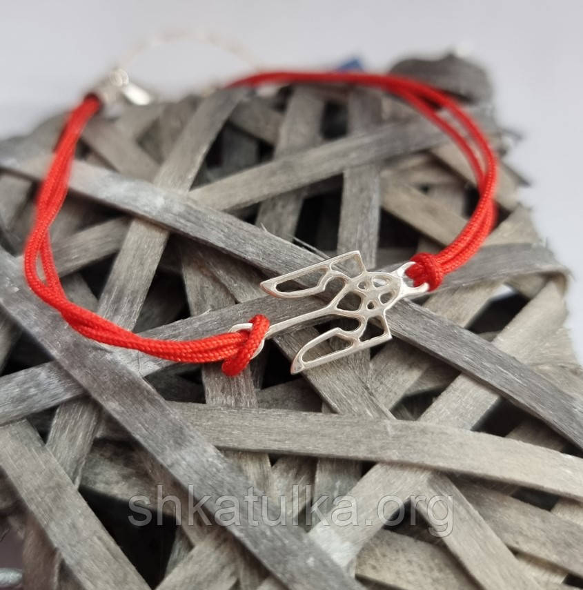 Срібний браслет Герб України