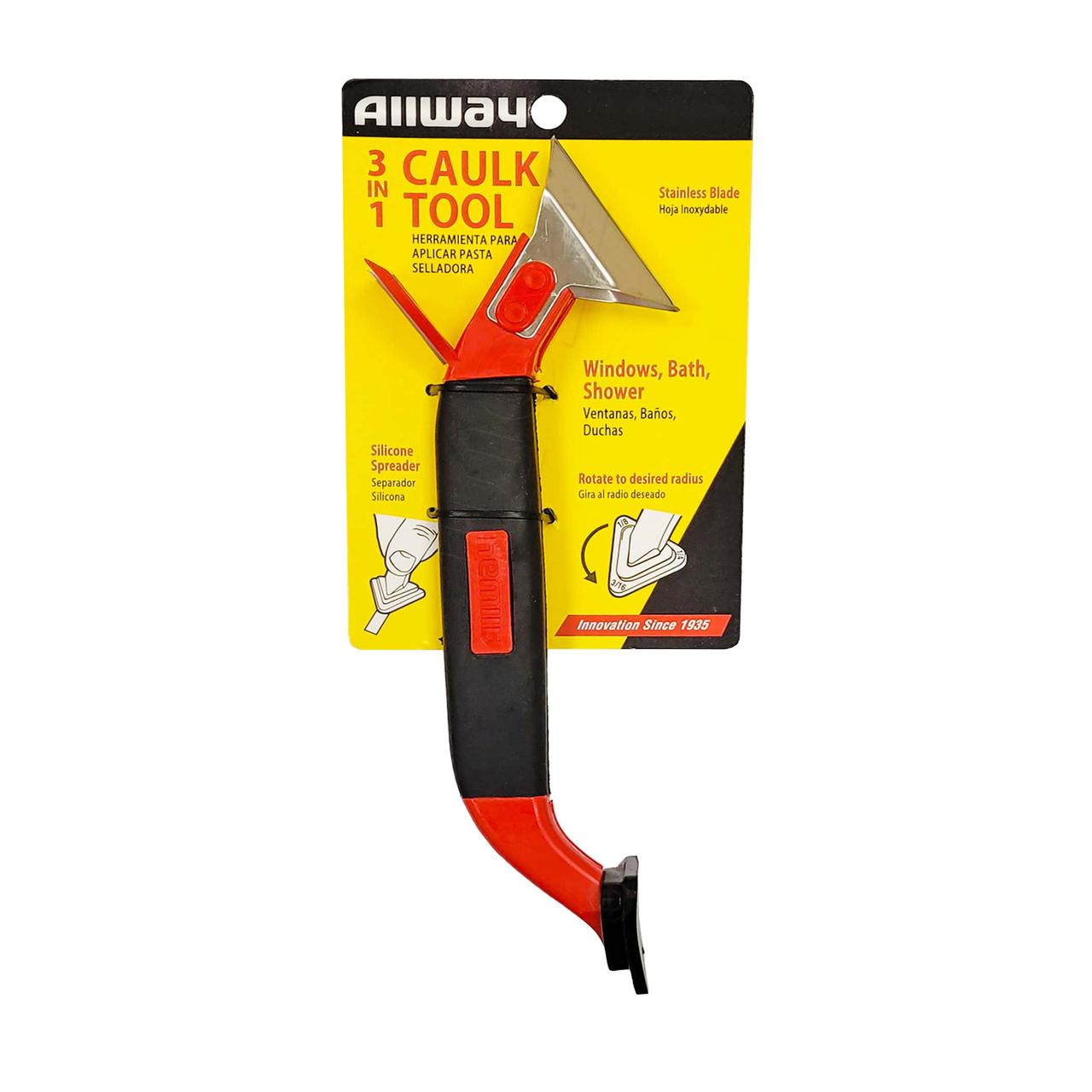 Багатофункціональний інструмент для герметика Allway Caulk Tool 3 в 1