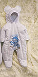 Зимовий комбінезон + конверт спальник для новонароджених 56-62 розмір, фото 3