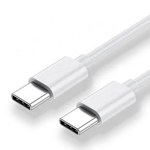 Кабель USB type C — USB type C (1m) PD 60 Вт дріт швидкого заряджання для телефона KUULAA (KL-X19) White