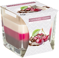 Свеча ароматизированная в стакане Chocolate-Cherry №104