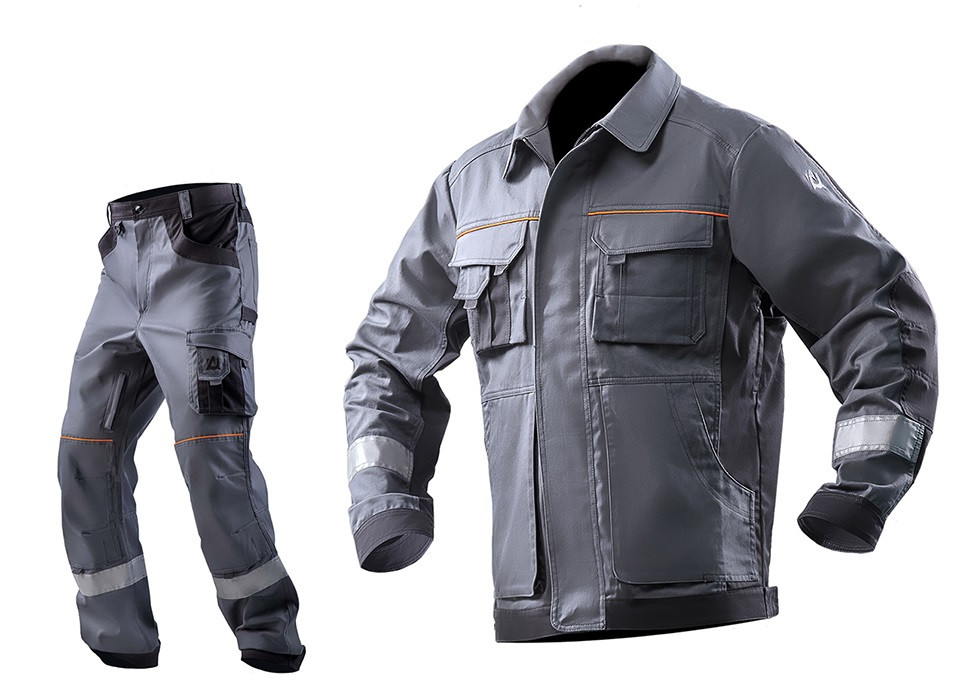Костюм робочий захистний AURUM Grey (Куртка+Брюки) зріст 176 см, фото 1