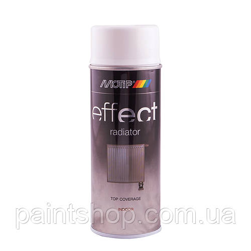 Краска аэрозольная для бытовых радиаторов Motip Deco Effect белая ...