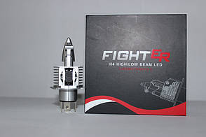 Світлодіодні міні LED лампи цоколь H4 ближнє/дальнє світло FIGHTER 60W, світло 6000К, фото 5