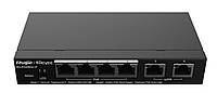 Коммутатор Ruijie Reyee RG-ES206GC-P (4xGE PoE+, 2xGE Uplink, CCTV, Cloud Managed, L2, max PoE 54W,