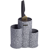 Підставка для ножів та кухонного приладдя Ofenbach потрійна 22,2см KM-100212, фото 8