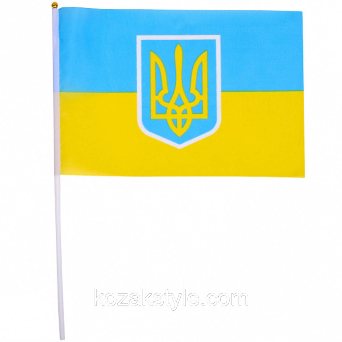 Прапорець України з Гербом 30*45 см