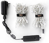 Світлодіодна Smart LED-гірлянда Twinkly Icicle RGBW 190, 5 м, BT + WiFi, Gen II, IP44 кабель прозорий, фото 4