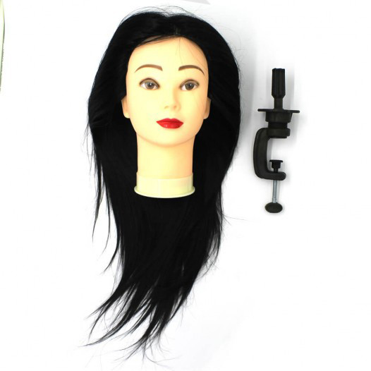 Навчальний манекен "Брюнетка" зі штучним волоссям + шатиф
