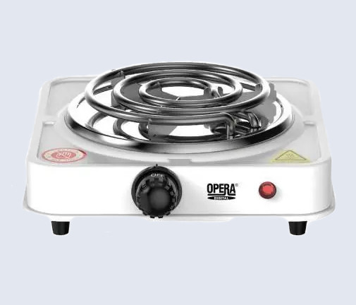 Настільна одноконфоркова Плита Електрична Opera Op-5711 1000Вт, Електроплитка спіральна побутова, фото 1