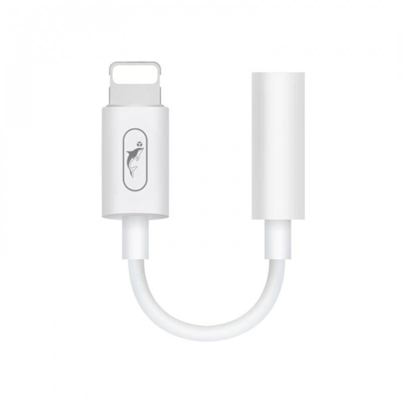 Переходник SkyDolphin AU02 Lightning - 3.5mm White (ADPT-00017)