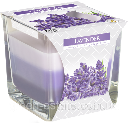 Свічка ароматизована у стакані  Lavender №79