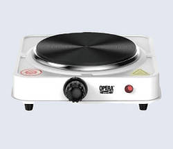 Настільна одноконфоркова Плита Електрична Opera Op-5712 1000Вт, Електроплитка дискова побутова