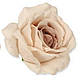 Троянда штучна капуччино, 12 шт. Троянда діаметром 9 см, Штучна троянда для декору, Троянда штучна, фото 2