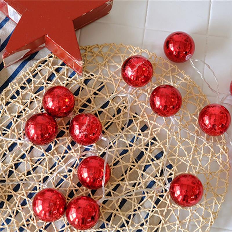 Светодиодная гирлянда ColorWay Christmas lights ball (6см) (CW-MC-LB10U) 10LED, 1.5м, USB - фото 6 - id-p1549008858